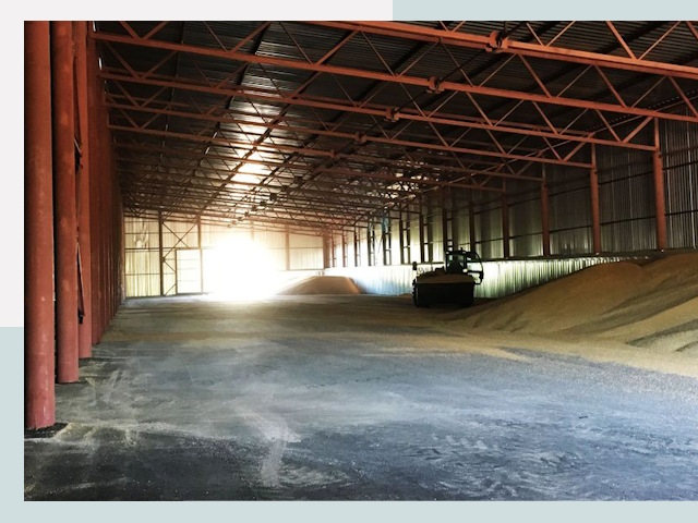 Строительство зернохранилищ в Рузаевке