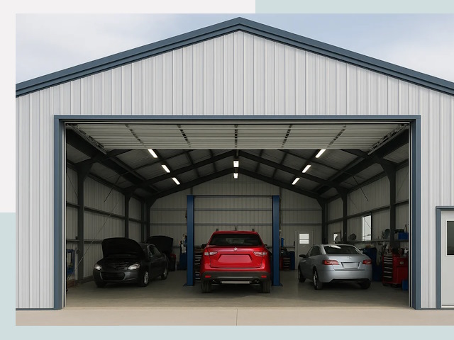 Ангары из сэндвич панелей от 622 руб. в Рузаевка