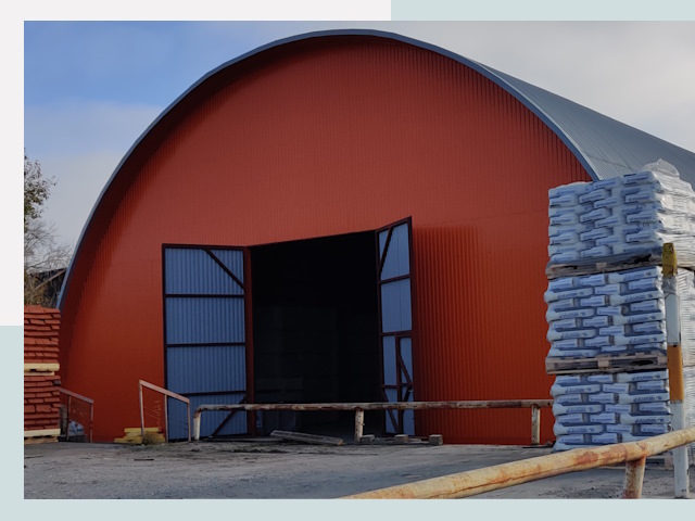Полукруглые ангары по цене от 622 руб. в Рузаевка