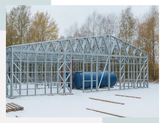 Металлические ангары в Рузаевке