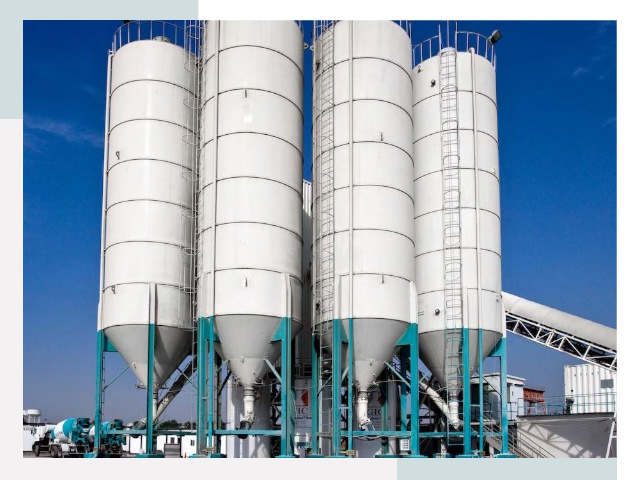 Строительство цементных силосов в Рузаевке