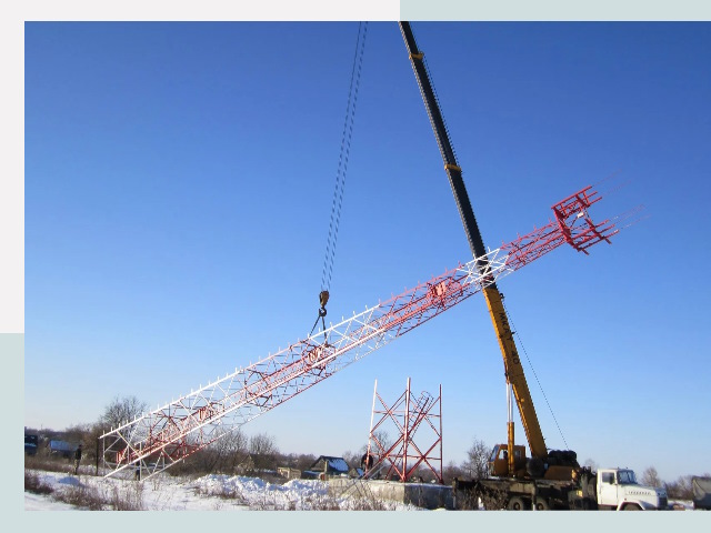 Строительство башен связи в Рузаевке от 622 руб.