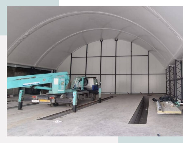 Внутреннее оснащение ангаров в Рузаевке