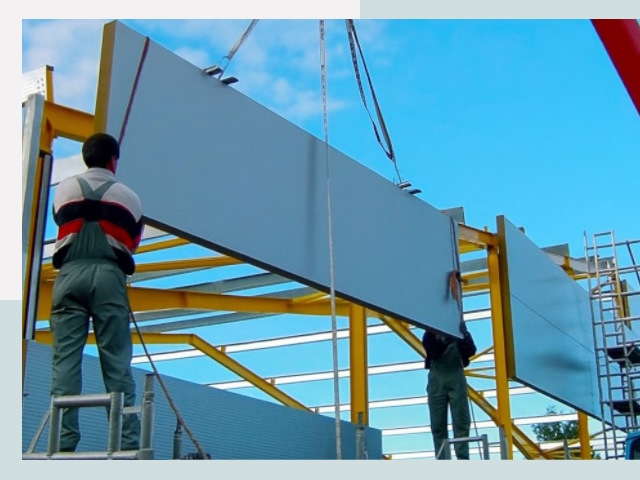 Монтаж сэндвич-панелей в Рузаевке от 622 руб.