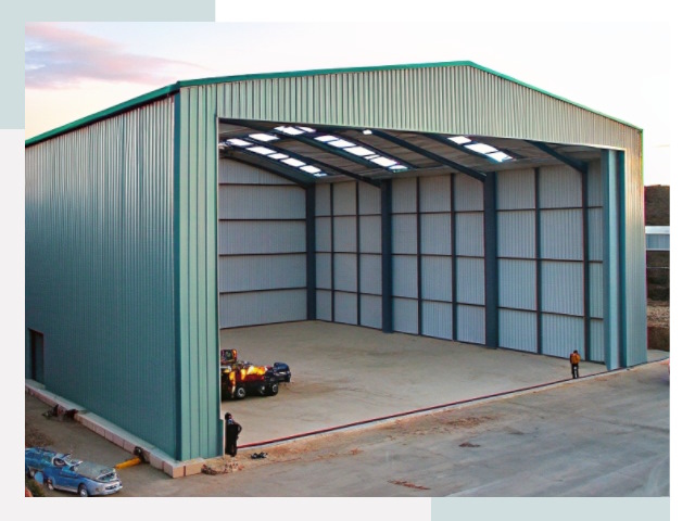 Строительство ангаров в Рузаевке